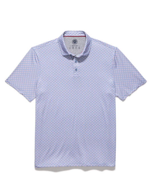 FRIDLEY SS AGAVE PRINT PERFORMANCE POLO