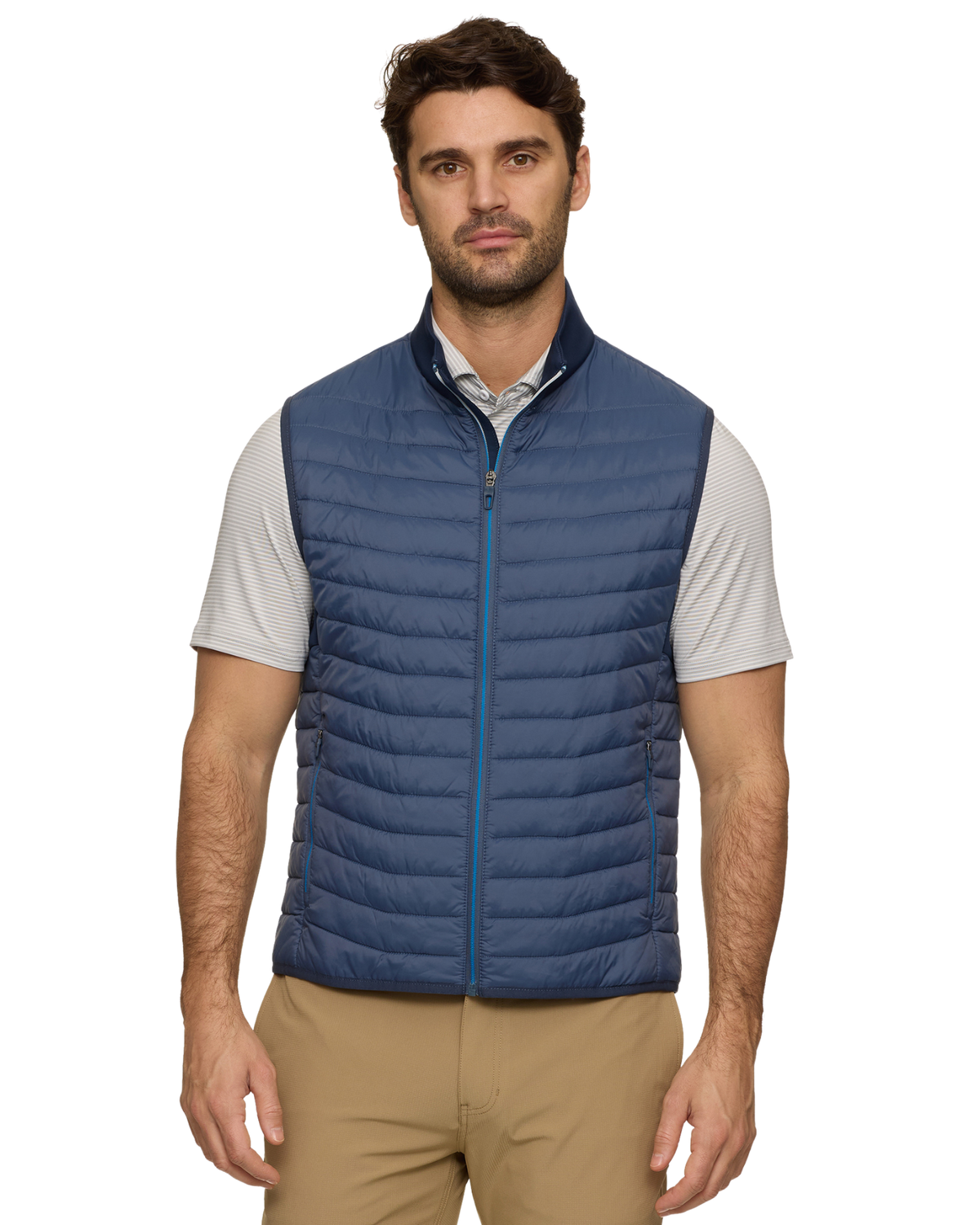 SILVERHILL QUILTED PERFORMANCE VEST - Navy