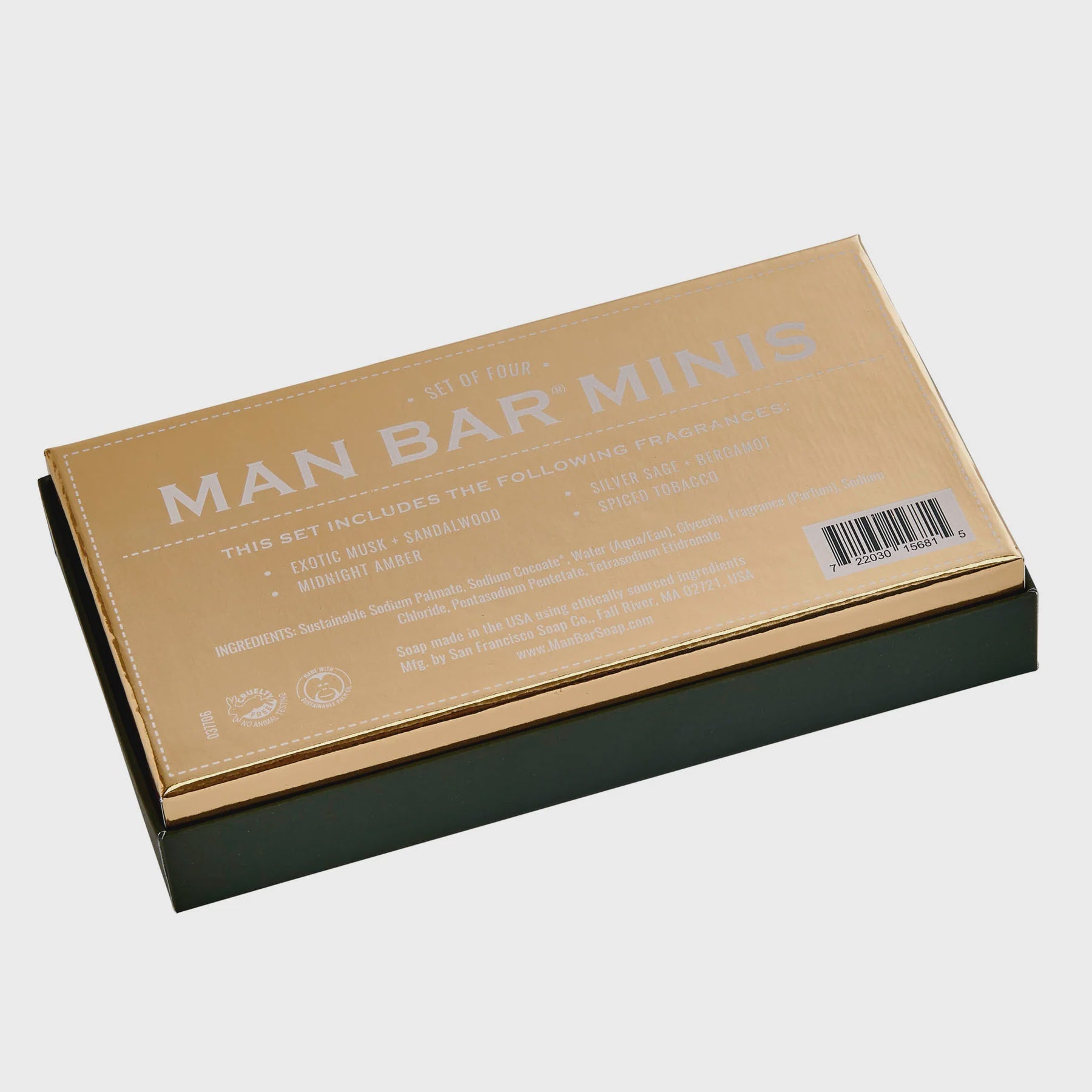 Man Bar Miniature 4 Pack Gift Box Set