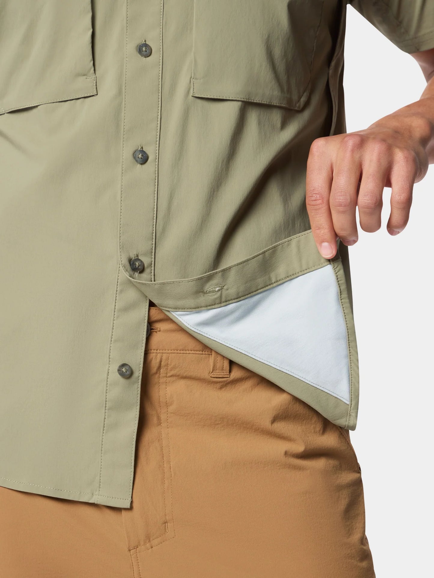 Men's Lightweight Fishing Shirt Short Sleeve