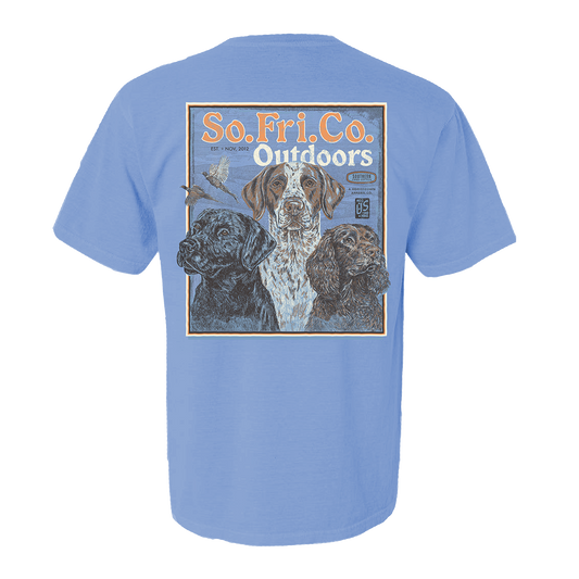 Trio of Dogs - Washed Denim - back