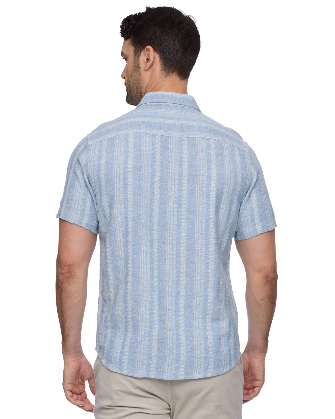 Oceanside Linen Shirt - Light Blue - image 4