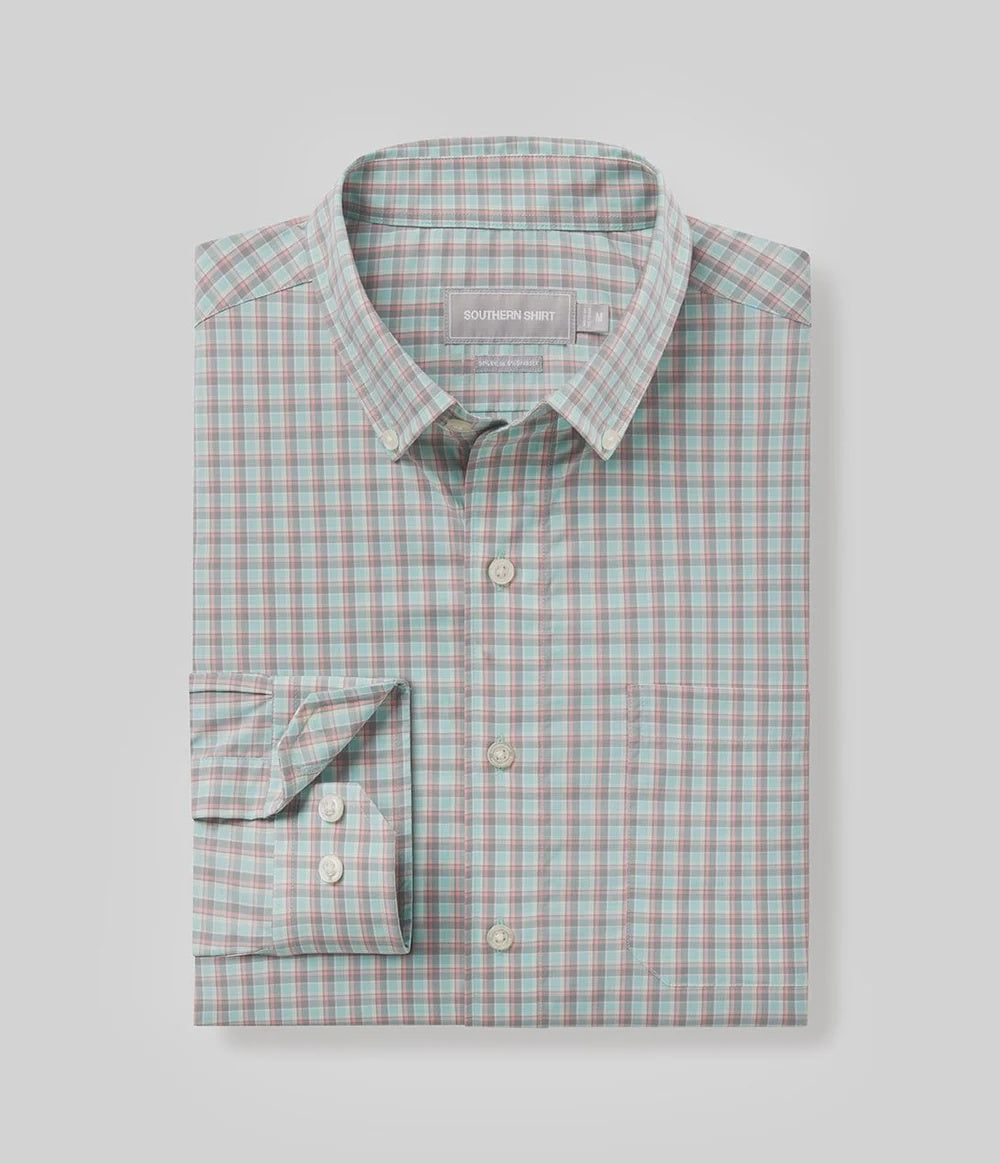 Peachtree LS Plaid Button Up
