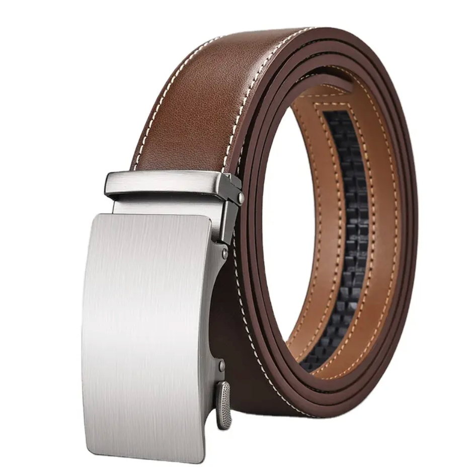 Ratchet Style Leather Belt