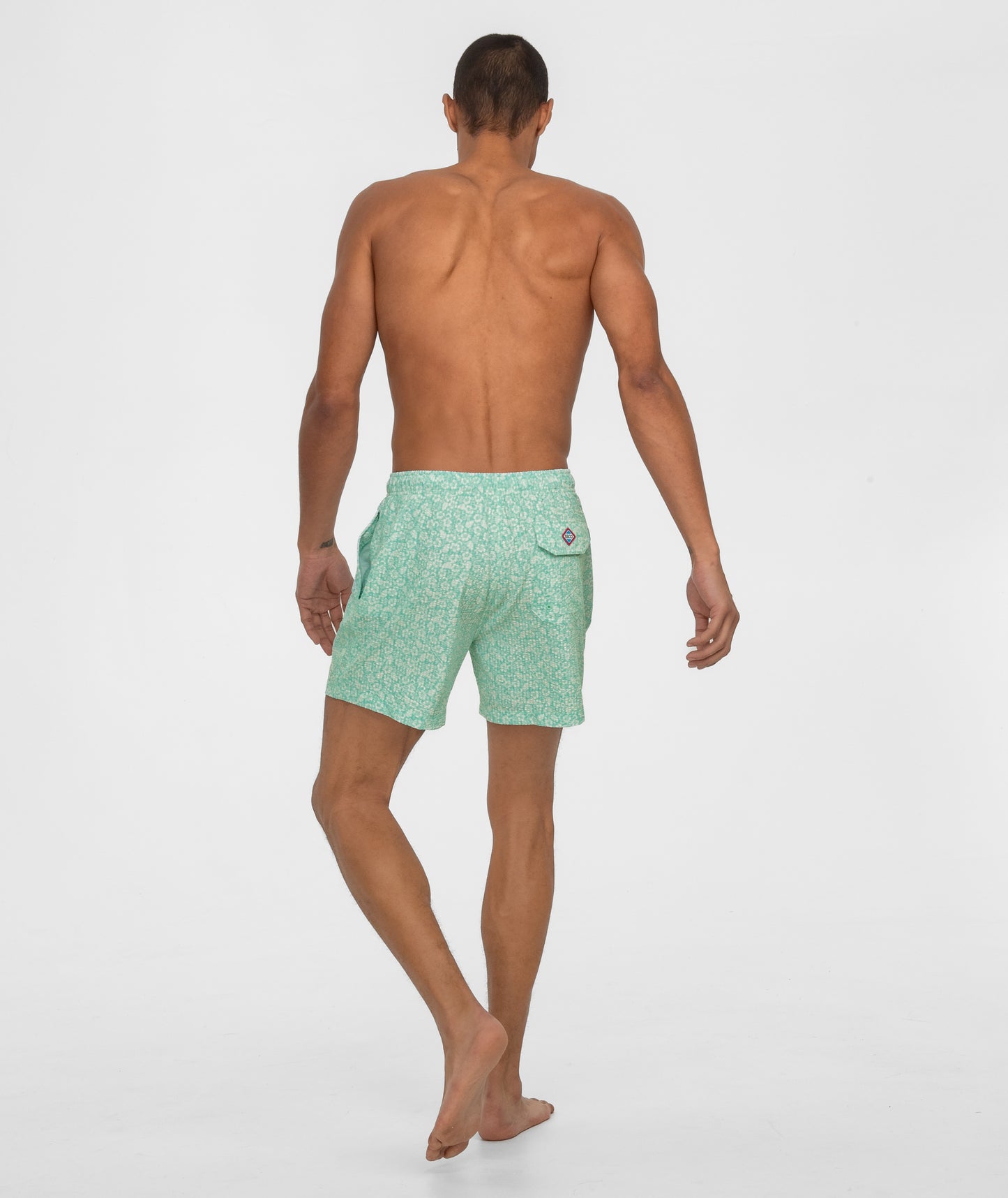 Surfside Seersucker Swim Shorts