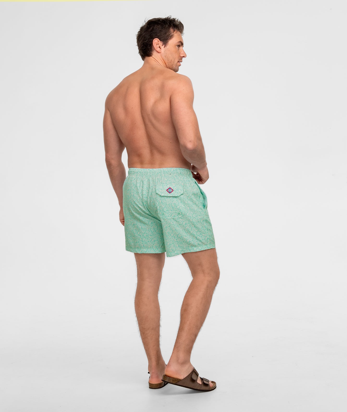 Surfside Seersucker Swim Shorts