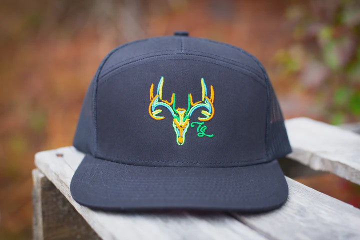 Neon Deer Skull