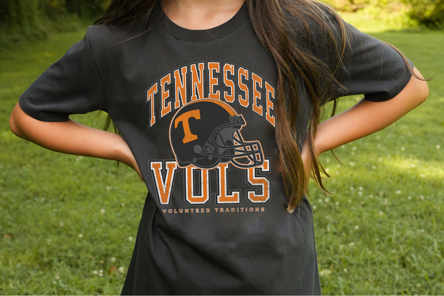 Vols Helmet Dark Mode Kid's Tee
