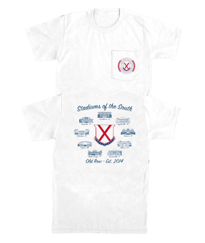 Stadiums of the South Pocket Tee