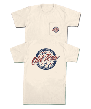 USA Camo Circle Logo Pocket Tee
