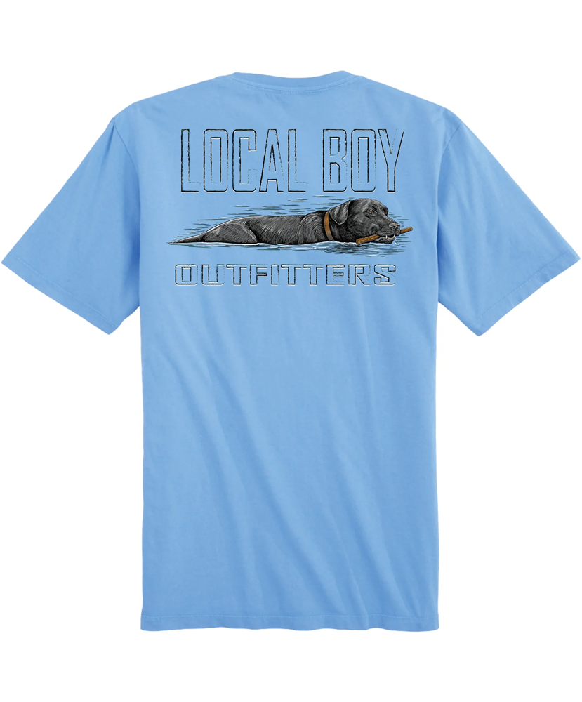 Youth Fetch Black Lab SS Tee