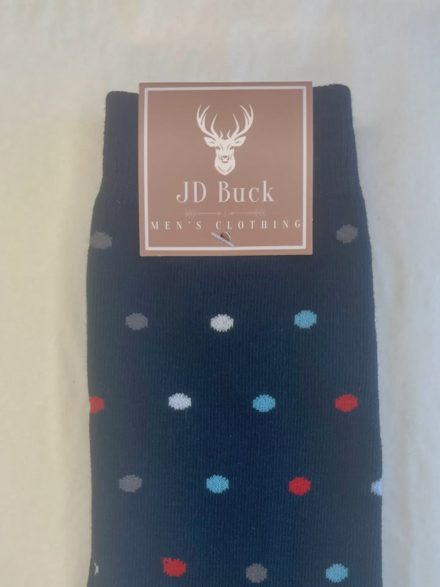 Navy Multi Dot Socks