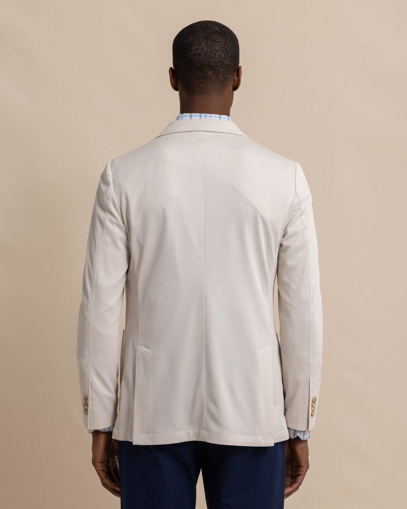 Southern Tide Charleston Blazer - Perfectly Pale Khaki back