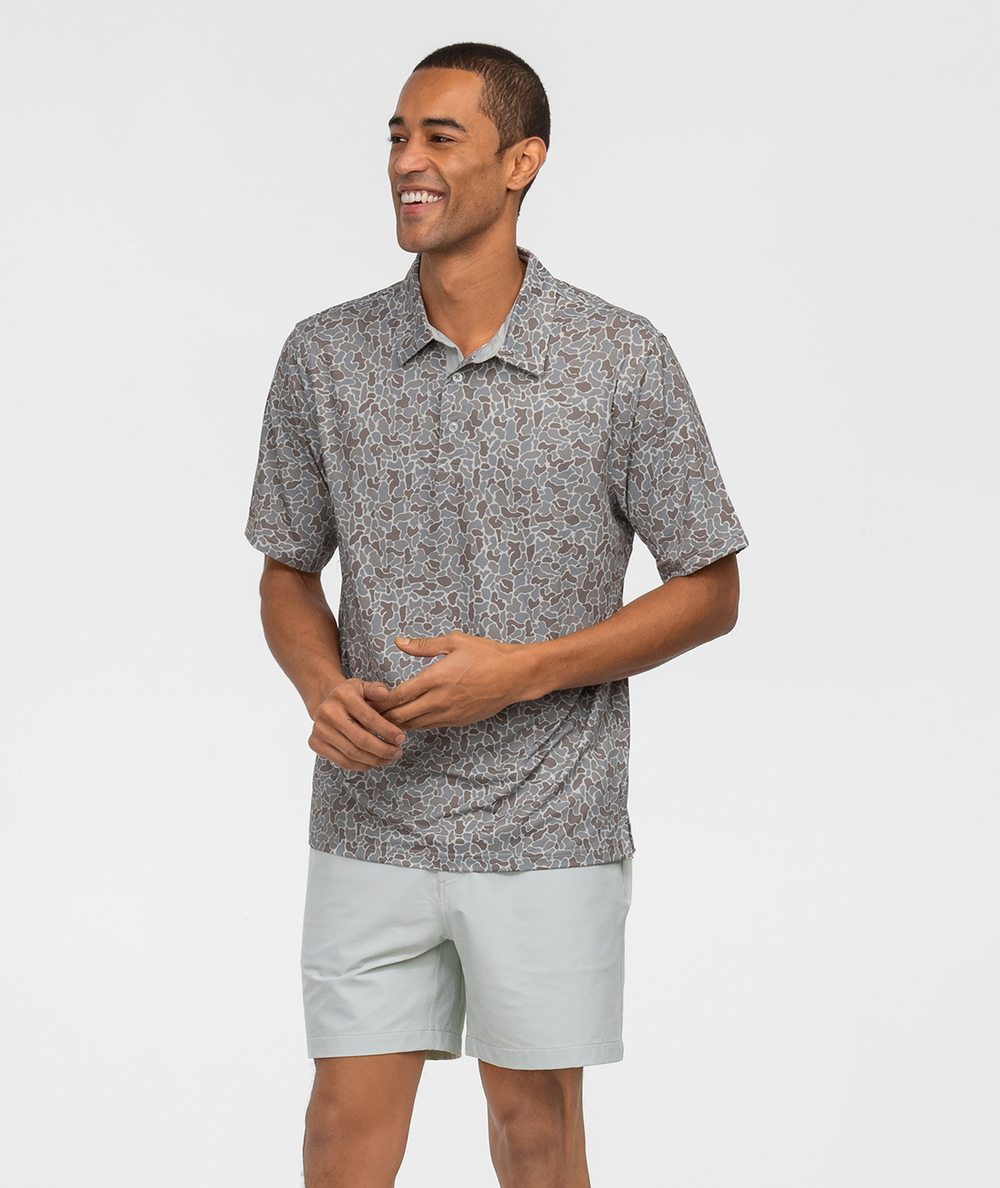 Hunter's Hideaway Printed Polo