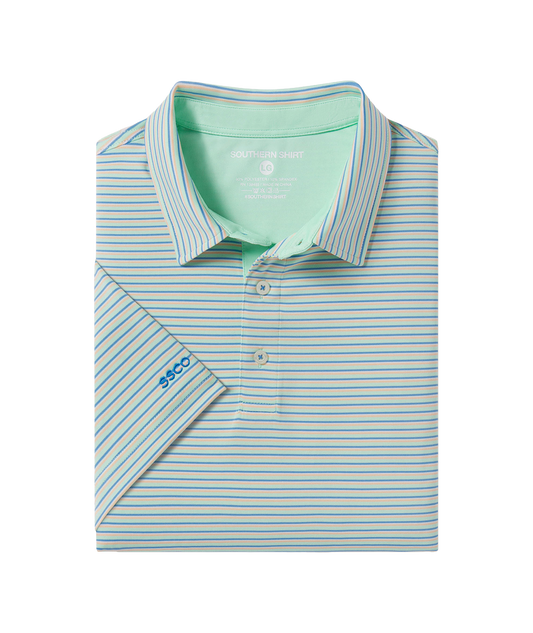 Crestline Stripe Polo