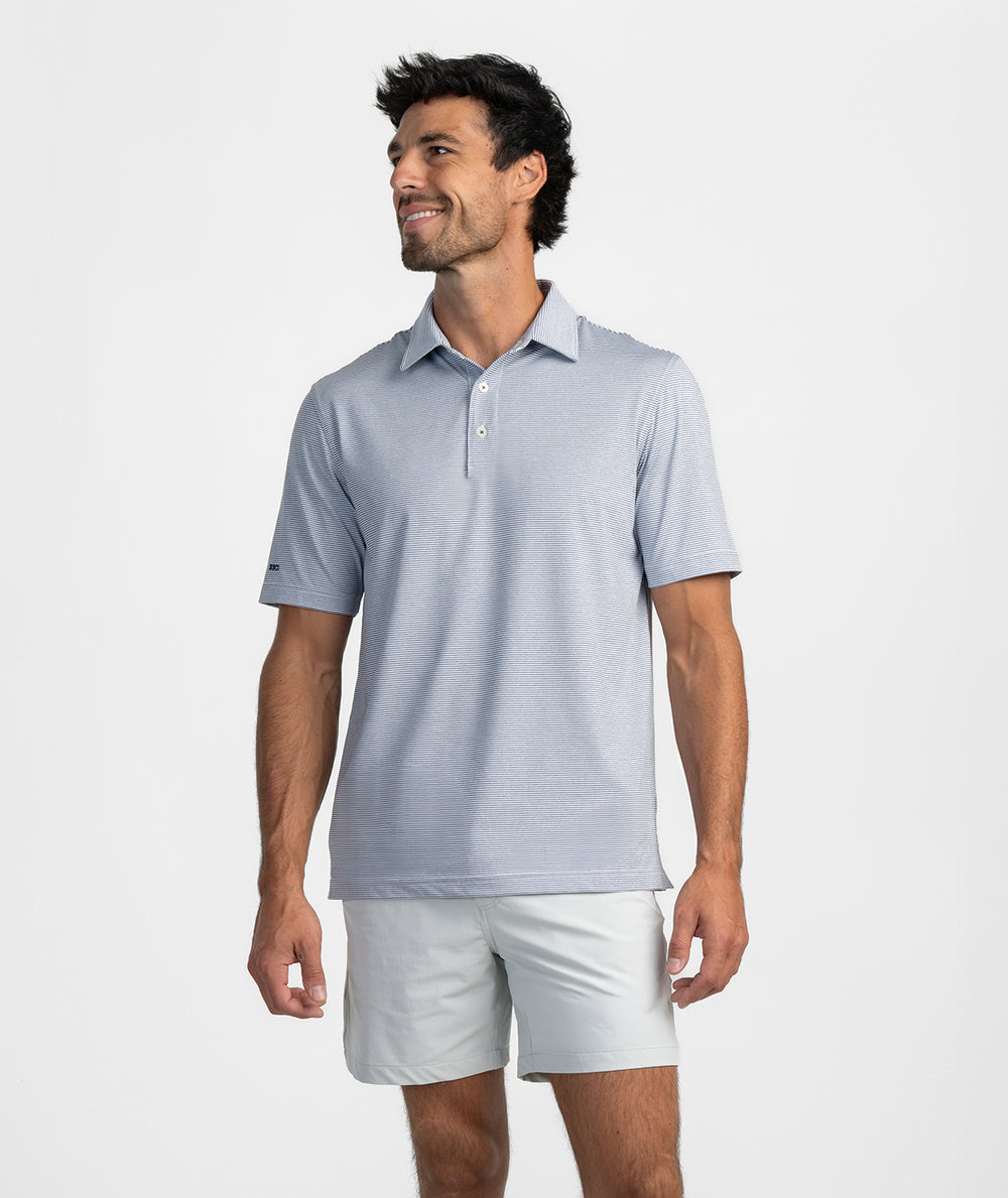 Heather Madison Stripe Polo