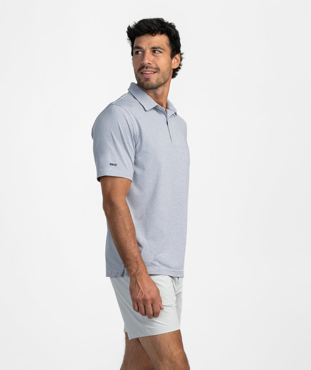 Heather Madison Stripe Polo