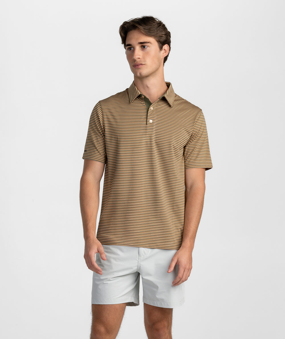 Crestline Stripe Polo
