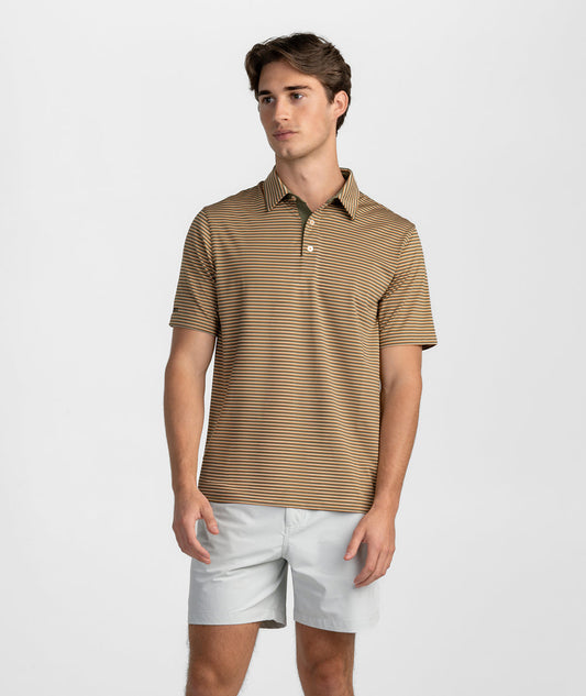 Crestline Stripe Polo