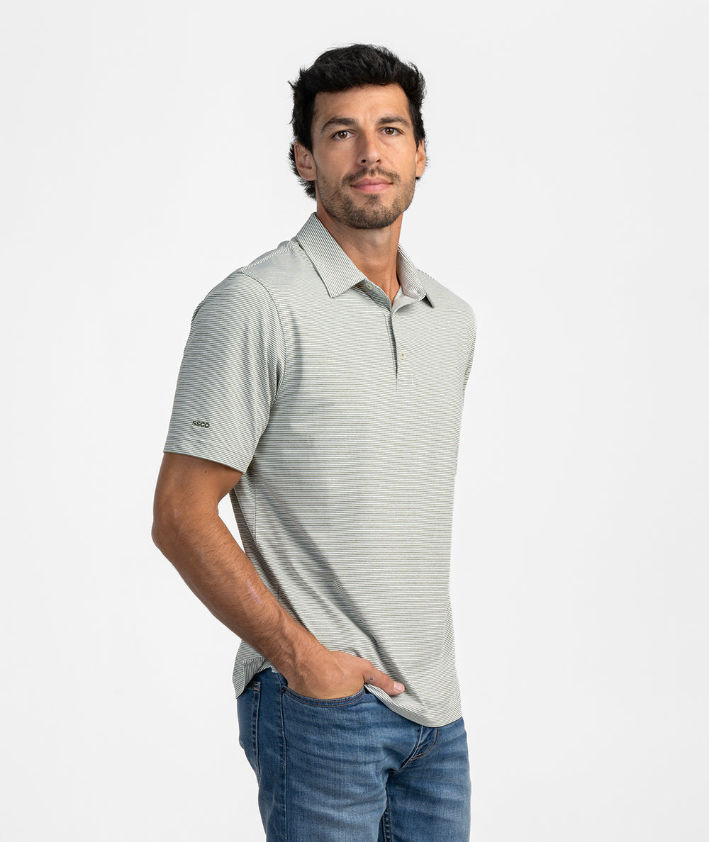 Heather Madison Stripe Polo