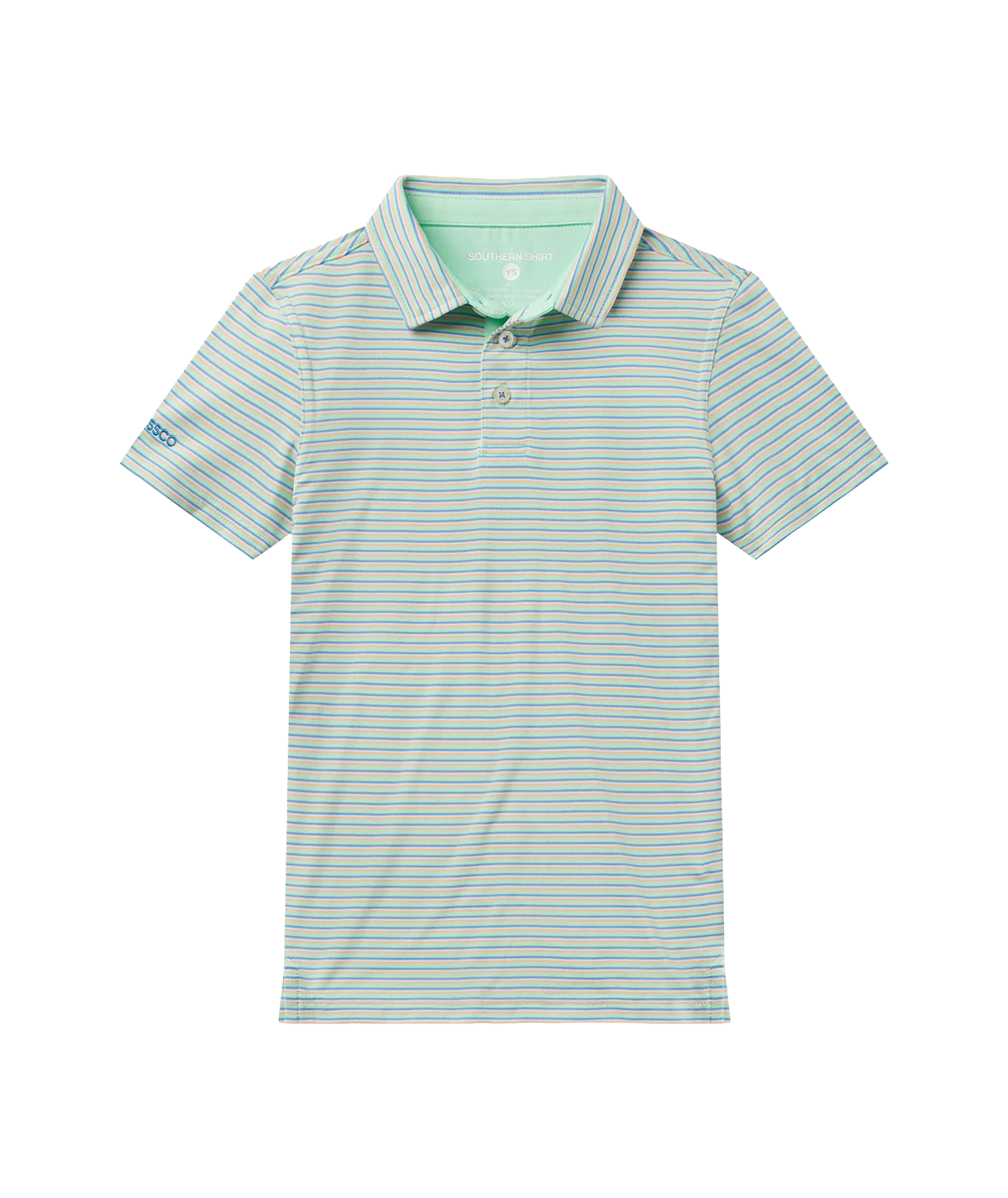 Boys Crestline Striped Polo
