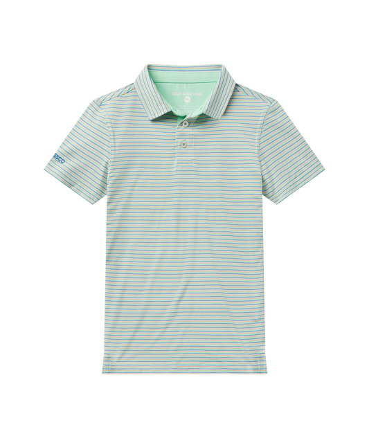 Boys Crestline Striped Polo