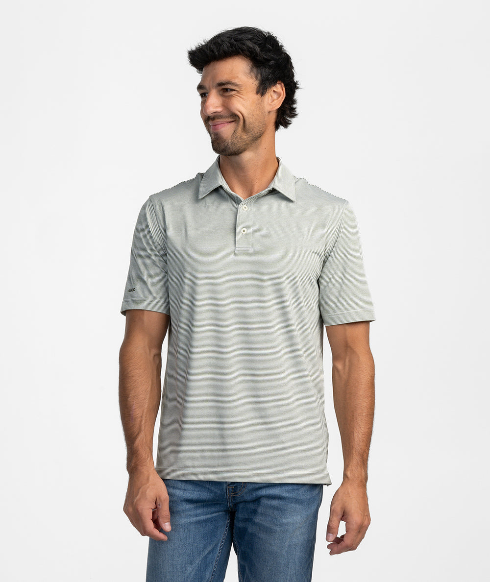 Heather Madison Stripe Polo