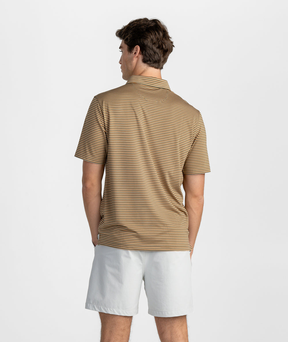 Crestline Stripe Polo