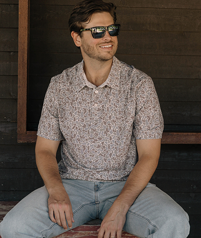 Hunter's Hideaway Printed Polo
