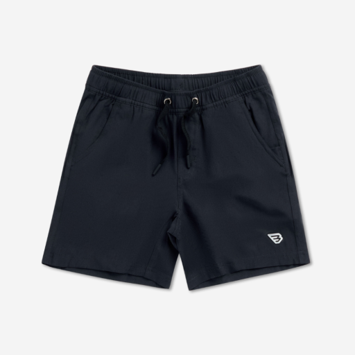Youth Athletic Short - Heather Black - Retro Duck Camo Liner