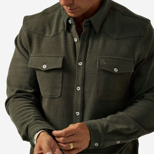 Austin Shirts - Ls - Olive Green