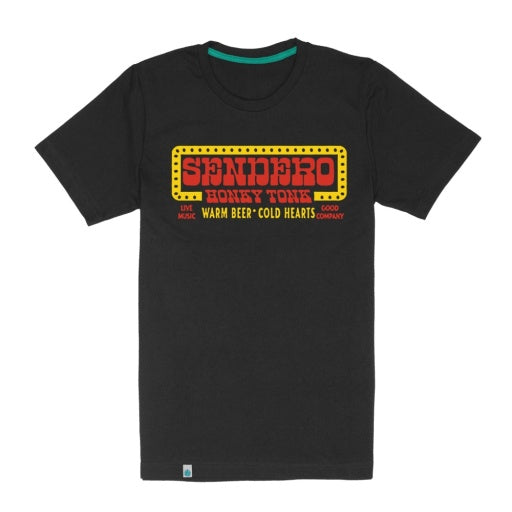 SENDERO HONKY TONK T-SHIRT - BLACK