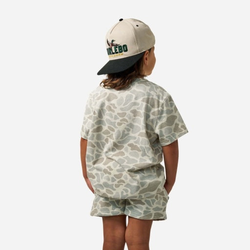 Youth Vintage Washed Tee - Classic Deer Camo