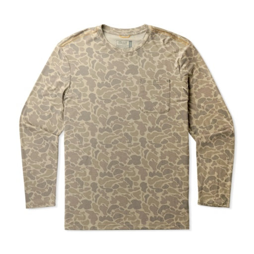Buxton Hagood Long Sleeve - Khaki Mallard Camo