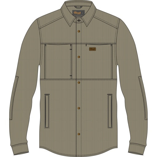 The Delano Cord Shkt - Sage Brush