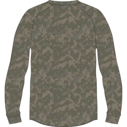 Surfside Waffle Knit - Fossil Foxhole Camo