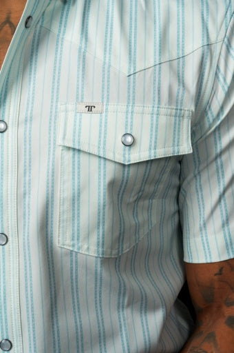 The Jack In Green - Short Sleeve Pearl Snap Shirt - image 2