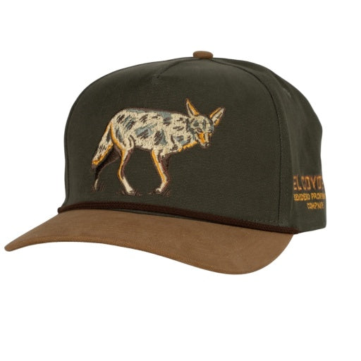 COYOTE HAT - GREEN/TAN