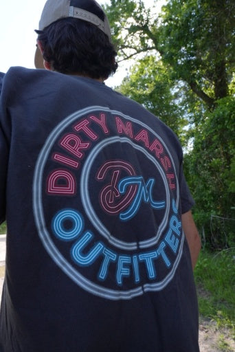 Circle Neon | Black - Gray by Dirty Marsh Outfitters