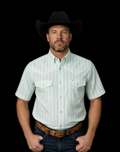 The Jack In Green - Short Sleeve Pearl Snap Shirt - image 1
