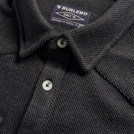 Austin Shirts - Ls - Heather Black