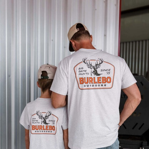 Short Sleeve Tee - Big Game Hunts - Oatmeal