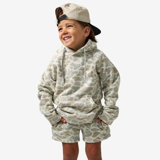 Youth Vintage Washed Hoodie - Classic Deer Camo