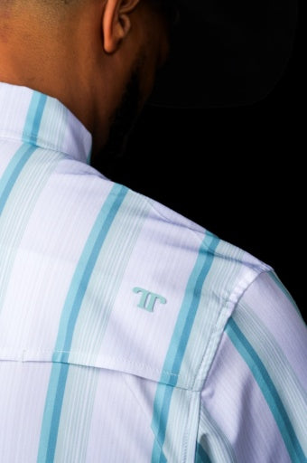 The Tristan In Grey Green - Short Sleeve Pearl Snap Shirt - image 3
