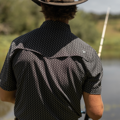 The Cash In Black - Short Sleeve Pearl Snap Shirt - image 7