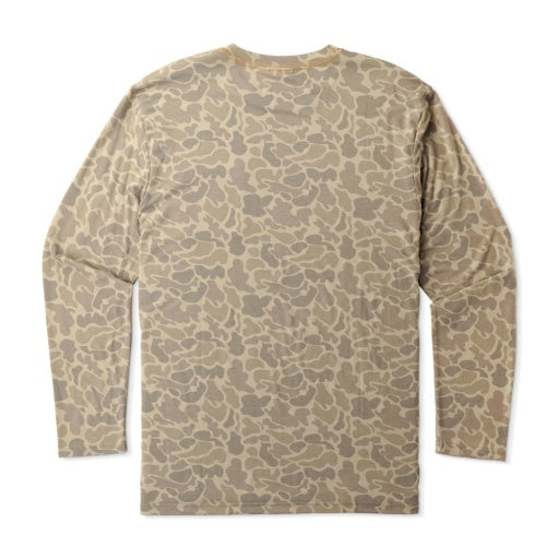 Buxton Hagood Long Sleeve - Khaki Mallard Camo