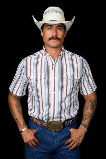 THE BROOKS IN WHITE - SHORT SLEEVE SNAP