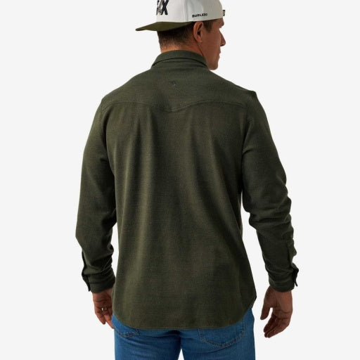 Austin Shirts - Ls - Olive Green