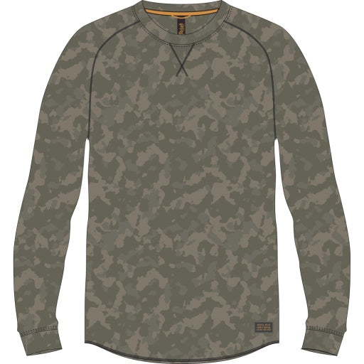 Surfside Waffle Knit - Fossil Foxhole Camo