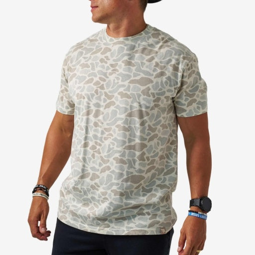 Vintage Washed Tee - Classic Deer Camo